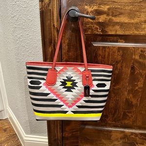 Genuine Coach Aztec Tote Bag